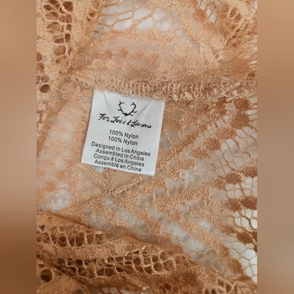 For Love & Lemon Summer Lilly Fairycore Mini Dress Pale Blush Size XS NWT - Picture 15 of 15